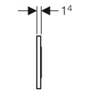 Geberit 242782SN1  BetPl. Sigma10 zu WC-Strg. mit