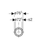 Geberit 39009 Tube syst&egrave;me en acier inoxydable Mapress CrNiMo