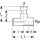 Geberit 83425  Mapress Edelstahl Anschlusswinkel