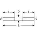 Geberit 90983 Cloison et cloison en acier inoxydable Mapress