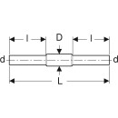 Geberit 90986 Cloison et cloison en acier inoxydable Mapress