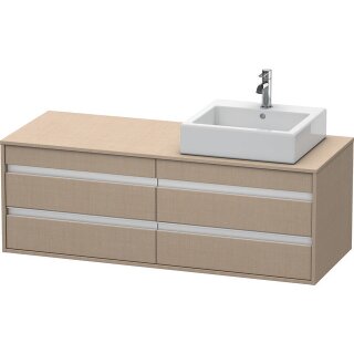 Duravit kt6657r7575 wtu suspension murale Ketho 550x1400x496mm