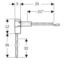 Geberit 650233001 Anschlussbox Typ L d16