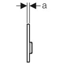 Geberit 242764DW1  BetPl. Sigma50 ab 2013 zu UR-Strg.