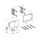 Geberit 115081SI1 Omega60 BetPl., f&uuml;r 2-Mengen-Sp.