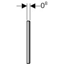 Geberit 115082001 Plaque de recouvrement om&eacute;ga