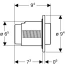 Geberit 116044111  Fernbet&auml;tigung Typ 01 pneumatisch f&uuml;r