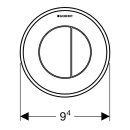 Geberit 116055KM1  Fernbet&auml;tigung Typ 10 pneumatisch f&uuml;r