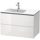 Duravit lc62910858585 avec L-Cube 550x820x481mm, montage...