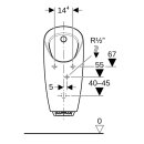Geberit 116073001  Urinal Preda, mit integrierter