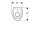 Geberit 116073001  Urinal Preda, mit integrierter