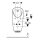 Geberit 116073001  Urinal Preda, mit integrierter