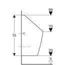 Geberit 116080001 Urinal Selva,