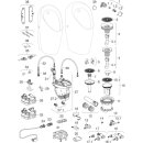 Geberit 116082001 Urinal Selva, avec syst&egrave;me int&eacute;gr&eacute;