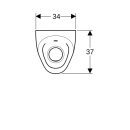 Geberit 116085001 Selva Urinal, f&uuml;r integr. Strg.