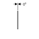 Geberit 115641211  Abdeckrahmen, zu BetPl. Sigma60