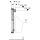 Geberit 457606001 El&eacute;ment Kombifix pour urinoir 109-127cm