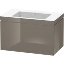 Duravit lc691717n8989 wtu L-Cube avec Vero Air 500x800x480mm