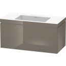 Duravit lc6918n8989 wtu L-Cube avec Vero Air 500x1000x480mm