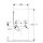 Geberit 131013001 Kit de raccordement deau en bas