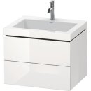 Duravit lc6926o858585 wtu L-Cube avec Vero Air 500x600x480