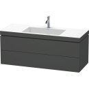Duravit lc6929o4949 wtu L-Cube avec Vero Air 500x1200x480mm