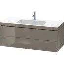 Duravit lc6929o8989 wtu L-Cube avec Vero Air 500x1200x480mm