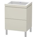 DURAVIT LC6936N9191 WTU L-Cube m. Vero Air 698x600x480mm