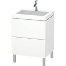 Duravit lc6936o1818 wtu L-Cube avec Vero Air 698x600x480mm