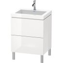 Duravit lc6936o2222 wtu L-Cube avec Vero Air 698x600x480mm