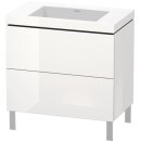 DURAVIT LC6937N8585 WTU L-Cube m. Vero Air 698x800x480mm