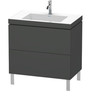 Duravit lc6937o4949 wtu L-Cube avec Vero Air 698x800x480mm
