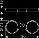 HANSGROHE 27821000 Halter LotionsetA chrom