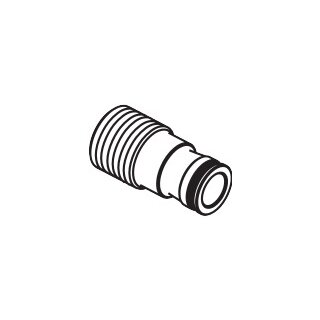 Hansgrohe 96472000 Anschlussnippel für Wanneneinlauf