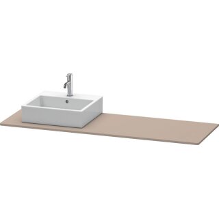 Duravit xs060hl4343 Console XSquare, 1 découpe, gauche