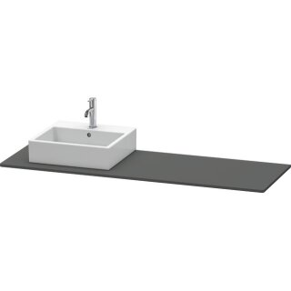 DURAVIT XS060HL4949 Konsole XSquare, 1 Ausschnitt, links