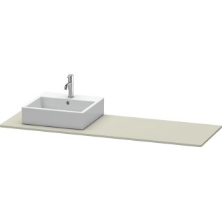 Duravit xs060hl606060 Console XSquare, 1 découpe, gauche