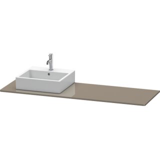 Duravit xs060hl8989 Console XSquare, 1 découpe, gauche