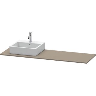 DURAVIT XS060HL9090 Konsole XSquare, 1 Ausschnitt, links