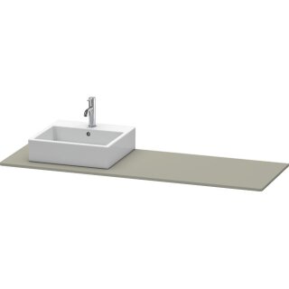 DURAVIT XS060HL9292 Konsole XSquare, 1 Ausschnitt, links