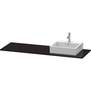DURAVIT XS060HR4040 Konsole XSquare, 1 Ausschnitt, rechts
