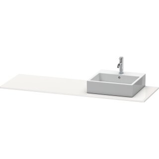Duravit xs060hr858585 Console XSquare, 1 découpe, droite