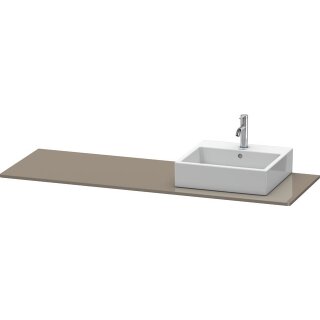 DURAVIT XS060HR8989 Konsole XSquare, 1 Ausschnitt, rechts