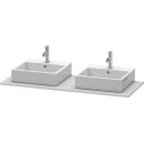 DURAVIT XS063GB3939 Konsole XSquare mit zwei Ausschnitten