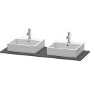 DURAVIT XS063GB4949 Konsole XSquare mit zwei Ausschnitten