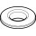 Hansgrohe 97159000 Support de bord de cuve Rosette dm 52 mm chr