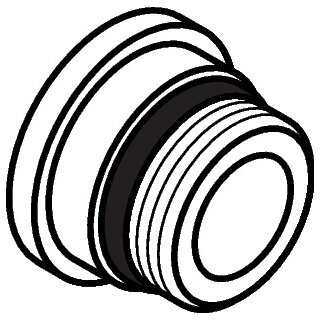 Hansgrohe 9722000000 Raccord de raccordement Talis