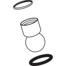 Hansgrohe 97552000 Gelenkkugel 25x42,7mm