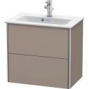 Duravit xs41616504343 Meuble sous-lavabo XSquare, 2 tiroirs