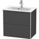 Duravit xs41616504949 Meuble sous-lavabo XSquare, 2 tiroirs